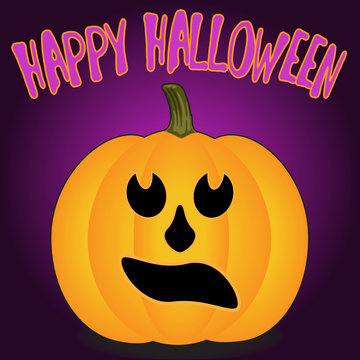 Happy Halloween - Goofy Jack O' Lantern