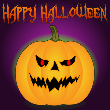 Happy Halloween - Sinister Jack O' Lantern