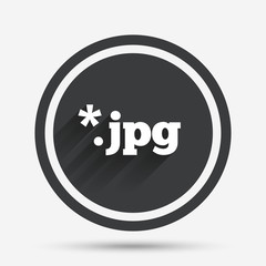File JPG sign icon. Download image file.