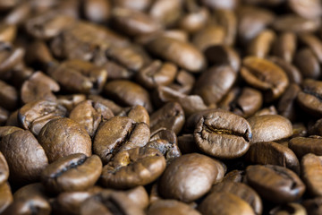 Coffee beans background