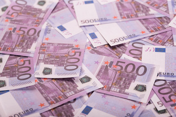 Obraz na płótnie Canvas Euro banknotes background