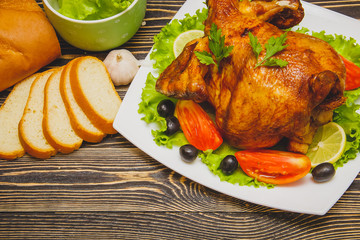 Homemade Roasted Thanksgiving Day Turkey