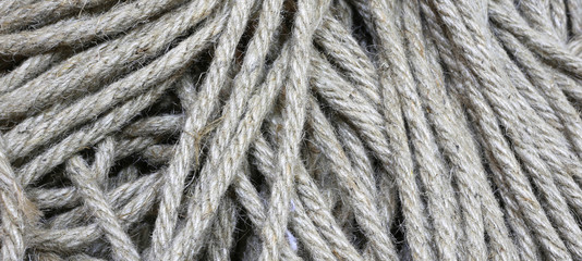 strip of raw old rope texture