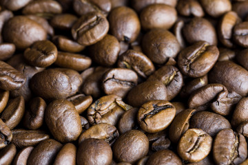 Coffee beans background