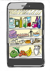 online shopping, the app 