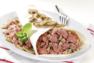 tortilla, wrap
