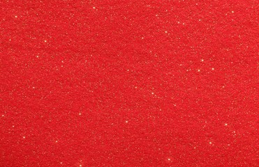 Red abstract background with glittering stars