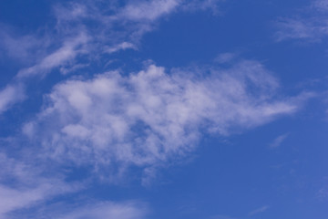 Naklejka na ściany i meble Clouds with blue sky texture and background