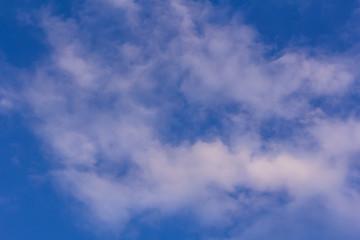 blue sky and white coluds