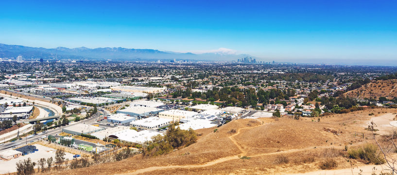 View of Los Angeles from Baldwin Hills overlook