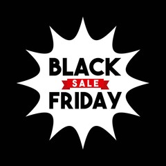 black friday sale commerce vector illustration design