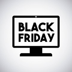 black friday sale commerce vector illustration design