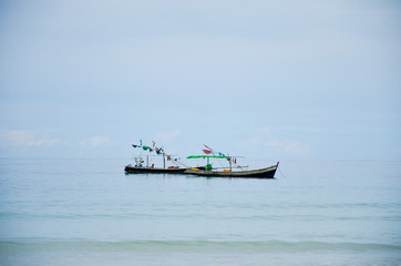 Ngapali beach in Myanmar