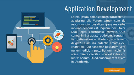 Application Development Conceptual Banner