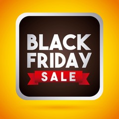 black friday sale commerce vector illustration design