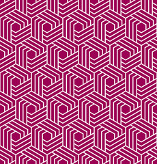 Vector seamless pattern. Modern geometric texture.