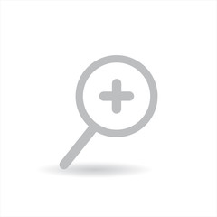 zoom in icon vector illustration