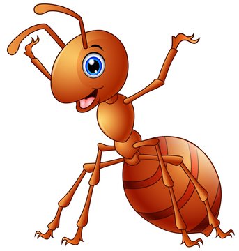 Cute Ant Cartoon