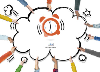 Time Alarm Deadline Countdown Concept