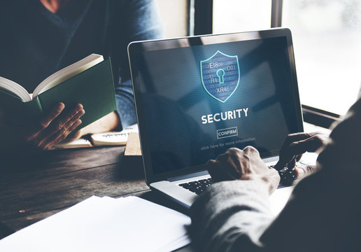 Security Firewall Privacy Protection Homepage Concept