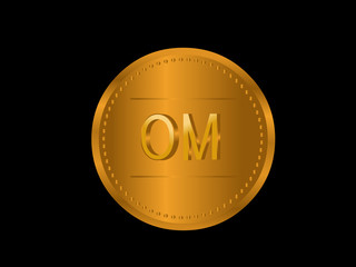 OM Initial Logo for your startup venture