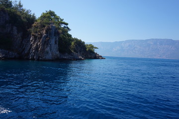 Naklejka premium Tropical island