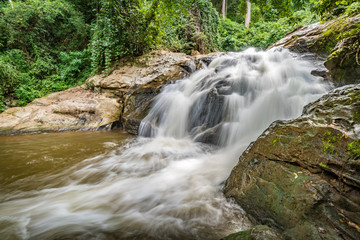 Fototapeta premium Waterfall in the forest