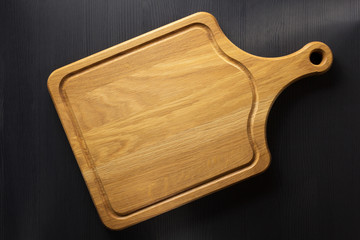cuting  board on wood