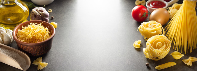 pasta and food ingredient