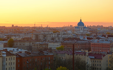 St. Petersburg at sunset