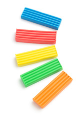 Fototapeta premium plasticine set isolated on white