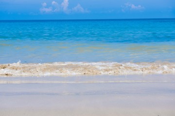 sea beach blue sky sand sun daylight