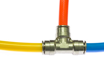 Three way junction  for air hose