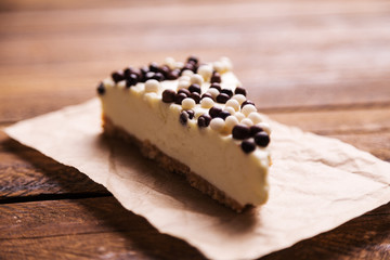 chocolate cake with balls