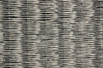 A traditional wattle wall