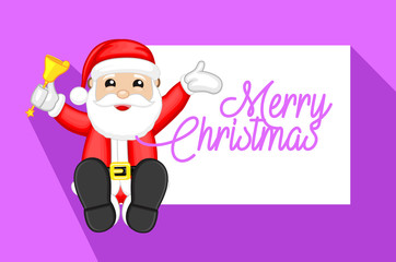 Happy Santa Xmas Banner