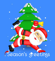 Funny Santa Christmas Greeting