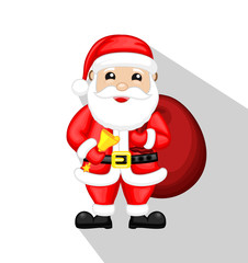 Santa Claus with Gift Bag