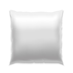 Template White Blank Pillow. Vector