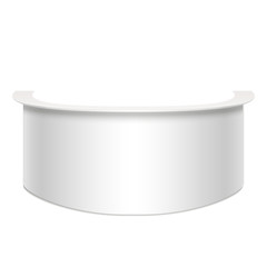 Template White Blank Reception. Vector