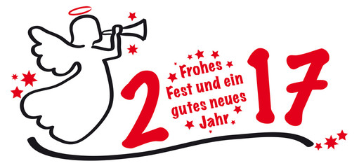 Weihnachtsengel - Frohes Fest 2017 Banner