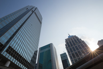 Obraz premium Building in Hong Kong city