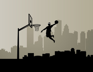 Fototapeta premium basketball player