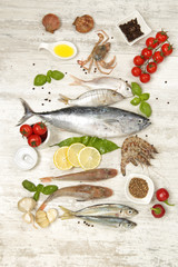 Fresh fish and other seafood