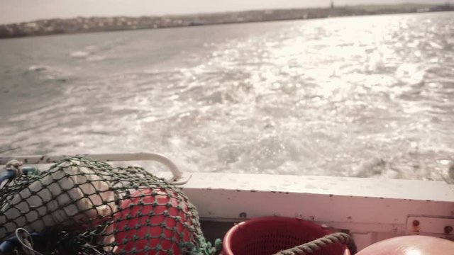 Blick aus dem Boot