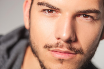 Obraz premium closeup of a young man's face
