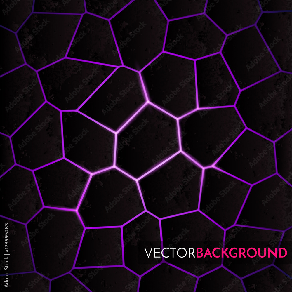 Aufkleber Abstract  background with geometric pattern. Vector 