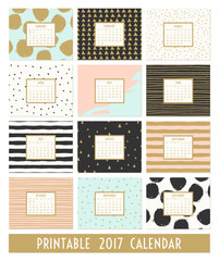 2017 Calendar Template