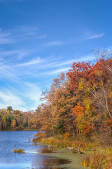 Autumn Vibrant Colors on Apple River