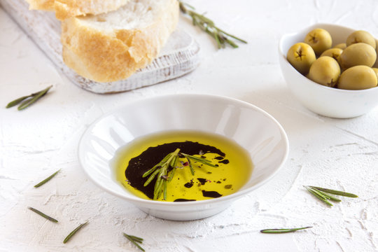 olive oil with spices